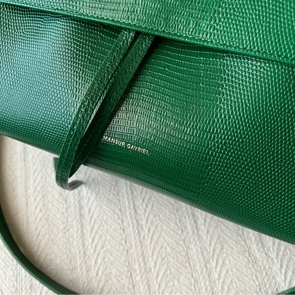 Mansur Gavriel Soft Lady Bag Lizard Embossed Leather - Picture 3 of 17